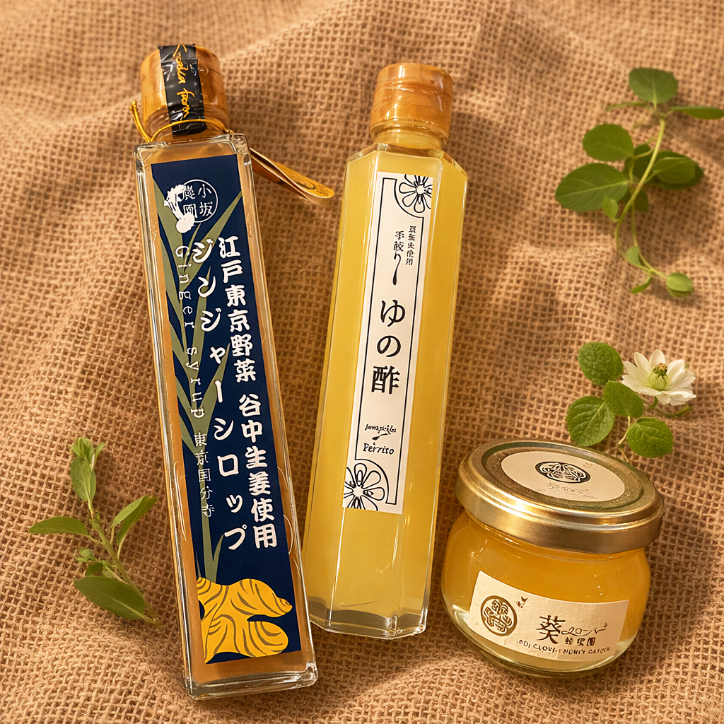 農大卒業生のつくる ジンジャー柑橘クラフトセット