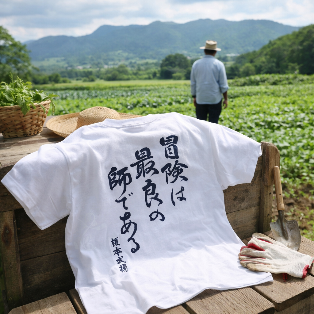 農大魂溢れる名言Tシャツ（白）