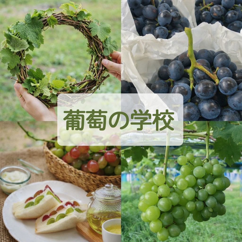 無農薬葡萄と季節を楽しむ学校