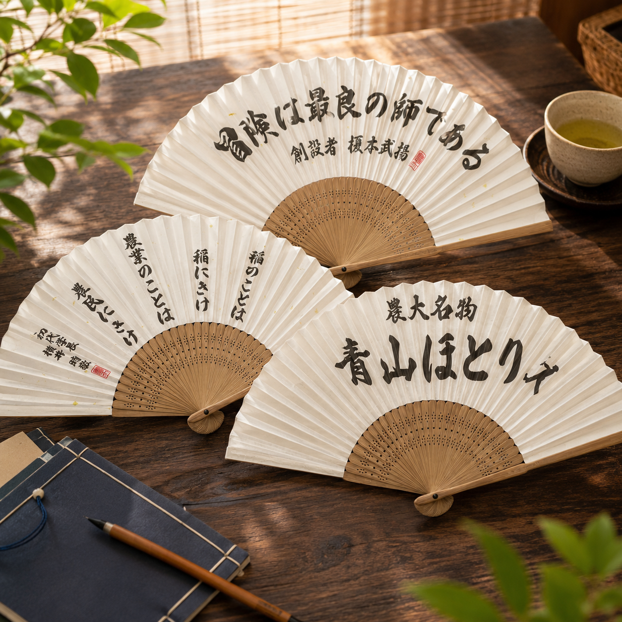 受け継がれてきた農大の精神を、涼やかに持ち歩く扇子３選