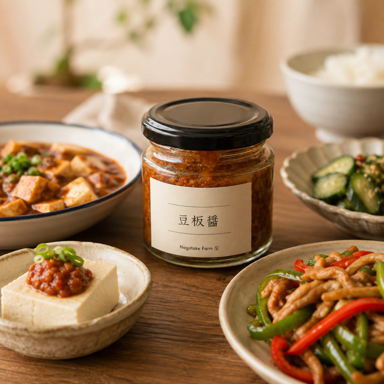 「長竹ファーム 季節の手仕事｜豆板醤」